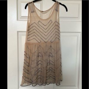 Free People Beaded Sequin Dress